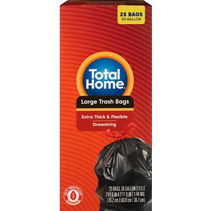 Total Home Large Trash Bags