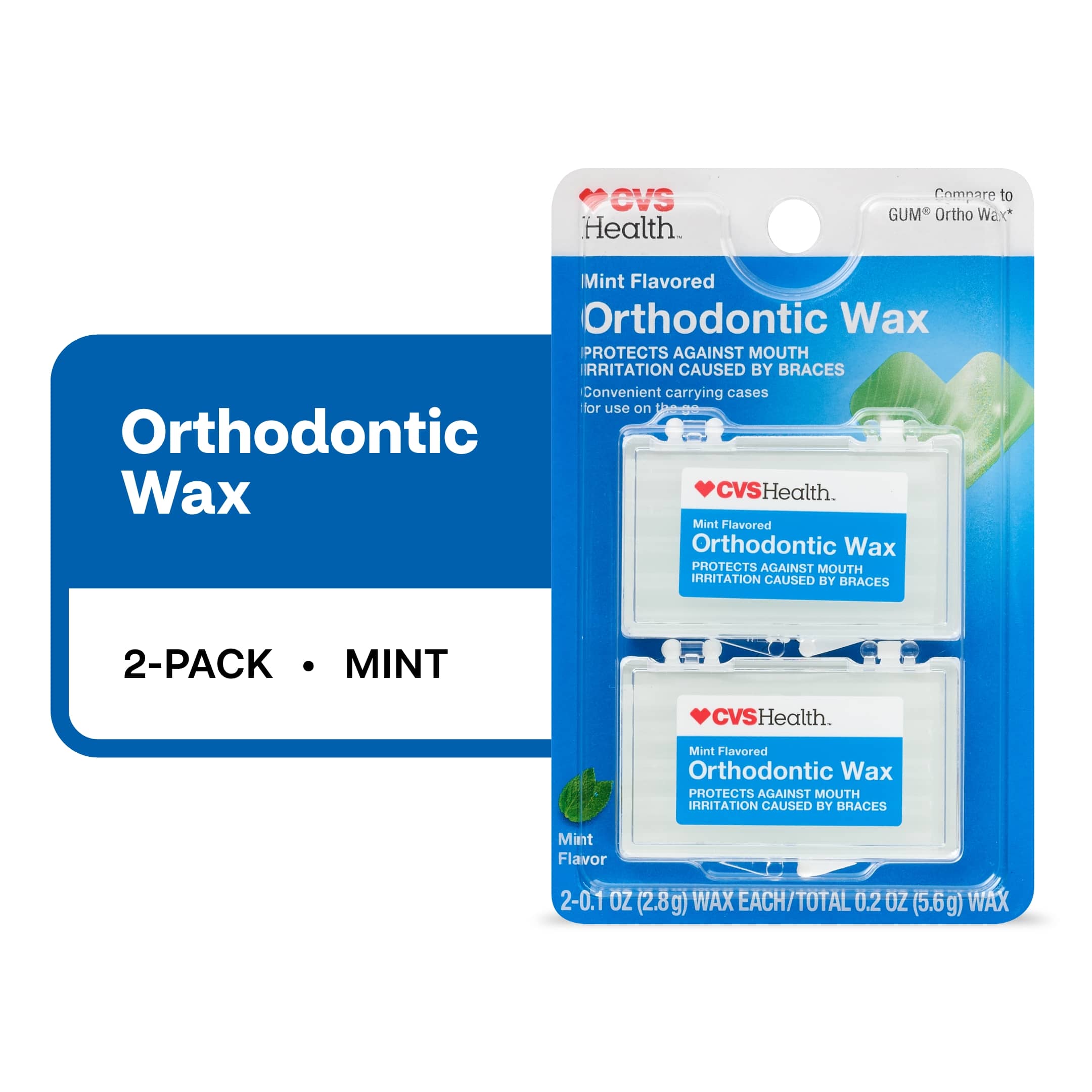 CVS Health Mint Flavored Orthodontic Wax