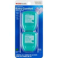 CVS Health EaseBetween Extra Comfort Dental Floss, Fresh Mint Flavor