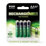 CVS Rechargeable AAA Batteries, thumbnail image 1 of 1