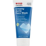 CVS Creamy Acne Face Wash Benzoyl Peroxide 4%, thumbnail image 1 of 3