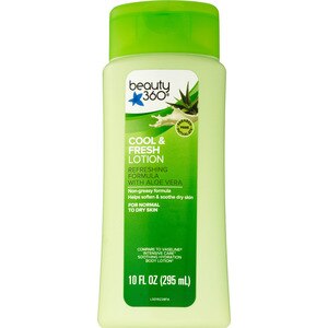 Beauty 360 Cool & Fresh Lotion Refreshing Aloe Vera, 10 OZ