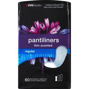 CVS Health Pantiliners Thin Fresh Scent, Regular, 60 CT