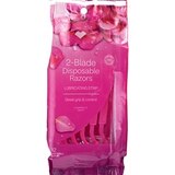 Beauty 360 2-Blade Women's Disposable Razor Pink, 12CT, thumbnail image 1 of 2