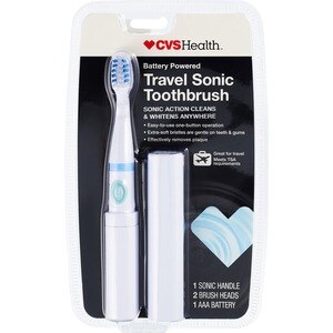 CVS Health Battery Powered Travel Sonic Tooth Brush 