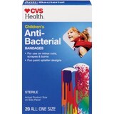 CVS Health Children's Anti-bacterial Bandages, 20CT, thumbnail image 1 of 4