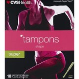 CVS Health Active Tampons, Super,  18CT, thumbnail image 1 of 1