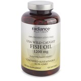 Radiance Platinum USA Wild Caught Fish Oil Softgels 1200mg, 120CT, thumbnail image 1 of 3