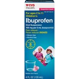 CVS Health Children's Ibuprofen Oral Suspension Bubble Gum Flavor, thumbnail image 1 of 4