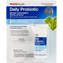 CVS Probiotic Daily Veg Capsules 6 Strains/4 Billion AC