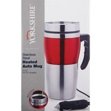 Yorkshire Stainless Steel Heated Auto Mug, thumbnail image 1 of 2