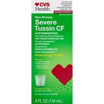 CVS Health Maximum Strength Non Drowsy Severe Tussin CF Cough & Cold Liquid