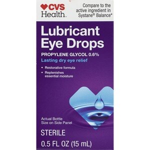 CVS Lubricant Eye Drops Propylene Glycol 0.6% 10ml