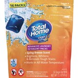 Total Home Advanced Laundry Detergent Packs, Spring Breeze Scent, 16 CT, thumbnail image 1 of 2