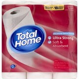 Total Home Premium Bath Tissue Ultra Strong, 9CT, thumbnail image 1 of 1