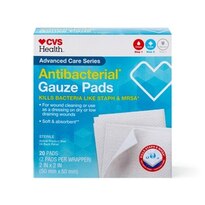 CVS Gauze Pad Non-Stick Sterile Antibacterial 2"x2"