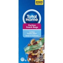 Total Home Portion Control Snack Bags, 80CT