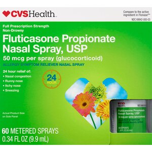 CVS Health Fluticasone Nasal Spray 60 Metered Sprays, 50 mcg