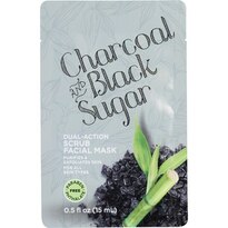 Charcoal And Black Sugar Dual Action Scrub Facial Mask