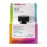 CVS Health Instant Dissolving B12 Microtablets 5000mcg, 100CT, thumbnail image 1 of 2