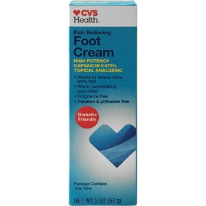 CVS HEALTH PAIN RELIEVING FOOT CREAM 