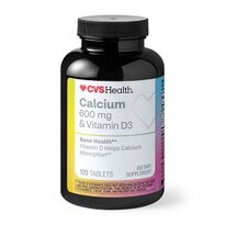 CVS Health Calcium & Vitamin D3 Tablets 600mg, 120CT