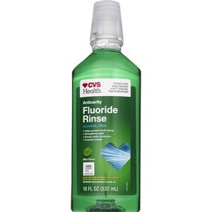 CVS Health Anticavity Fluoride Rinse Alcohol Free Mint Flavor