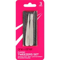 Beauty 360 Classic Tweezer Set & Case