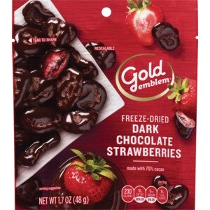 Gold Emblem Freeze-Dried Dark Chocolate Strawberries