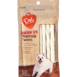 Pet Central Natural American Rawhide Twists, 8CT, thumbnail image 1 of 1