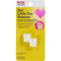 CVS Gel Little Toe Sleeves w/Vitamin E&Aloe One Size