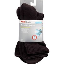 CVS Diabetic Comfort Socks Ankle Length Unisex, 2 Pairs, L/XL