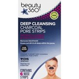 Beauty 360 Deep Cleansing Charcoal Pore Strips for Nose, thumbnail image 1 of 1