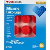 CVS Health Children's Silicone Earplugs, 12CT, thumbnail image 1 of 2