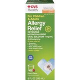 CVS Health Cetirizine Hydrochloride Allergy Relief Liquid for Children & Adults, Cherry, thumbnail image 1 of 1