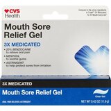 CVS Health Mouth Sore Pain Relief Gel, 0.42 OZ, thumbnail image 1 of 2