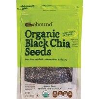 Gold Emblem Abound Organic Black Chia Seeds, 12 OZ