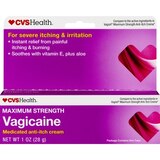 CVS Health Maximum Strength Vagicaine Medicated Anti-itch Cream, 1 OZ, thumbnail image 1 of 1