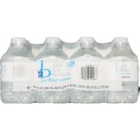 Just The Basics Purified Water 10 OZ, 12CT