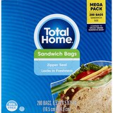 Total Home Sandwich Bags, 280CT, thumbnail image 1 of 2