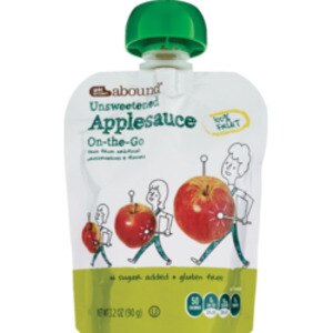 Gold Emblem Abound Unsweetened Applesauce On-The-Go, 3.2OZ