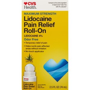 CVS Health Maximum Strength Pain Relief Roll-On Liquid, 2.5 OZ 