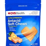 CVS Health Ultra Strength Antacid Soft Chews Orange, 36CT, thumbnail image 1 of 1