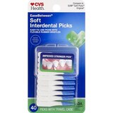 CVS Health Ease Between Gentle, Soft Picks, 40CT, thumbnail image 1 of 1