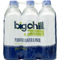 Big Chill Gold Emblem Purified Water, 20 OZ, 6 Pack