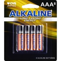 CVS Alkaline Batteries AAA, 8CT