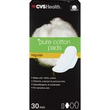 CVS Live Better Organic Cotton Pads, Regular, thumbnail image 1 of 1