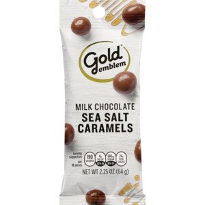 Gold Emblem Milk Chocolate Sea Salt Caramels, 2.25 OZ