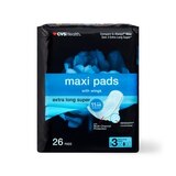 CVS Health Maxi Extra Long Super, Size 3 26CT, thumbnail image 1 of 1