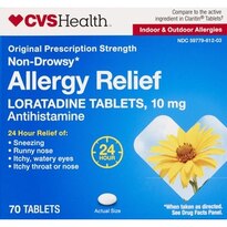 CVS Health Non-Drowsy Allergy Relief Tablets, 70 CT